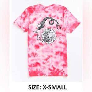 Melodie, Women's Over Moon Pink Tie Dye T-Shirt. Size: XS. NWT. (1769)